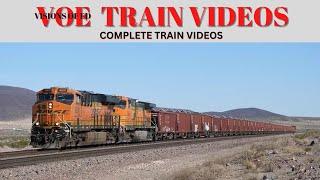 VOE New Train Videos November 7, 2023 Railfanning Needles Sub