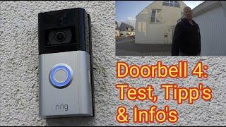 Ring Doorbell 4 - Installation / Montage, Test, Tipp`s & Info`s in deutsch - HD-Klingel vom Amazon