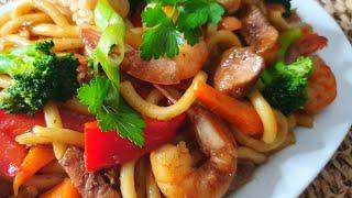 Filipino Style Egg Noodle Stir-Fry/Special Hokkien Noodles