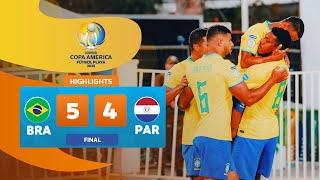 FINAL: BRASIL 5-4 PARAGUAY | Highlights | CONMEBOL Copa América Fútbol Playa 2025™