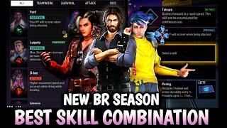 ALL ROUNDER CHARACTER COMBINATION FOR NEW BR SEASON || New rank season best character combination ||