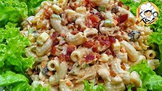 FILIPINO CHICKEN MACARONI SALAD (THE SECRET TO THE BEST TASTING CHICKEN MACARONI SALAD)