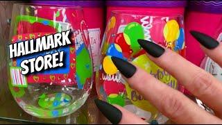 Public ASMR HALLMARK Store!  Fast Tapping Scratching Crinkles + Extras & Long Stiletto Nails 