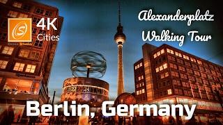 Alexanderplatz - Walking Tour, Berlin, Germany 4k UHD