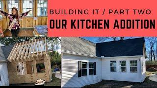 Our Kitchen Addition   Part Two  "Building It" - // Jessica Miller Nashville #kitchenaddition