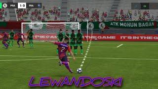 LEWANDOWSKI 45° FREE KICK GOAL.