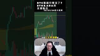 12/23/24影片精華 : 比特幣聖誕行情沒了? ETH&ADA的支撐點位 #BTC #ADA #ETH