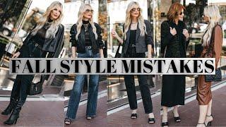 8 Common Fall Style Mistakes And What To Do Instead | Fashion Over 40