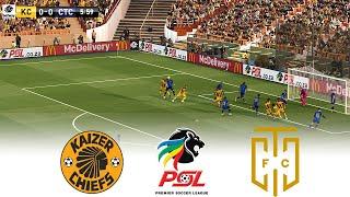 KAIZER CHIEFS vs CAPE TOWN CITY  SOUTH AFRICA PREMIERSHIP 24/25 FOOTBALL GAMEPLAY HD SOUTH AFRICA