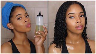 DIY HOT OIL TREATMENT | PRE-POO ROUTINE