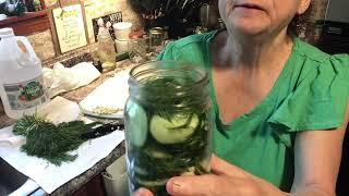 MAKING MY PICKLES! GETTING YUMMY LUNCH TOGETHER! & A CHAT! #createwithlinda