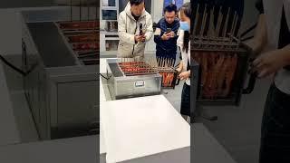 Fifty skewers per furnace in three minutes, 360-degree automatic rotation, intelligent timing️