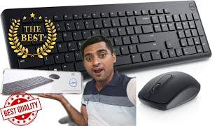 Dell USB Wireless Keyboard and Mouse Set- KM3322W, 3Y Warranty, Black review and unboxing