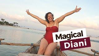 BEST place to watch the SUNSET on DIANI Beach! What a magical place ... / Kenya travel vlog