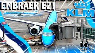 KLM Embraer E195-E2 Flight Manchester Airport - Amsterdam (HDR10+ Dolby Vision Trip Report)