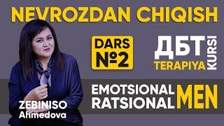 2-dars: Emotsional va Ratsional MEN (ONG) | Nevrozdan chiqish kursi