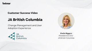 JA British Columbia Customer Success - Change Management and User Adoption Experience