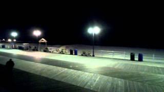 AC Boardwalk in front of Revel - Moonlit night