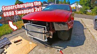 Supercharging the 6R80 Swapped 3v Mustang GT Part 4 (Installing the DOB Super Single Heat Exchanger)