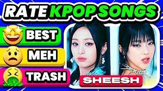 RATE THE LATEST KPOP SONGS 2024  TIER LIST KPOP SONGS | KPOP QUIZ GAME