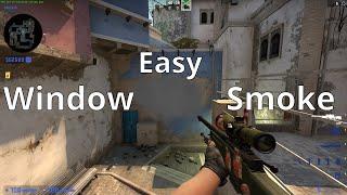 2 Easy Mirage Window Smokes On Both 64 + 128 Tick (T - SIDE) | CS:GO Smokes #7