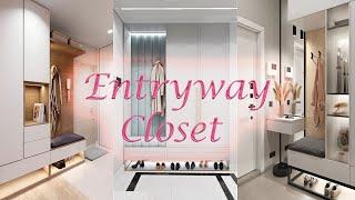 Entryway Closet Design Ideas 2022 || Entrance Wardrobe Design || Enjinia Channel