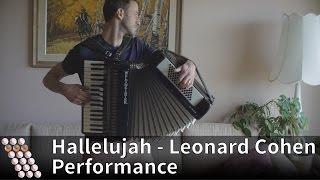 Leonard Cohen - Hallelujah - Performed on Accordion