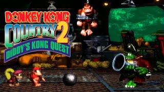 Donkey Kong Country 2 (SNES) - Final Boss and First Ending