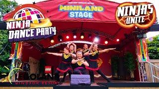 Ninjas Dance Party Ninjas Unite 2024 at Legoland Windsor Resort