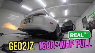 GEO2JZ's Supra Makes 1600WHP on the Dyno - Real Street Performance