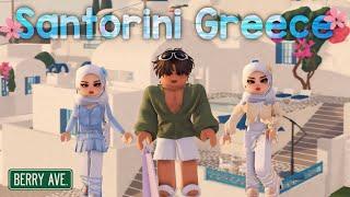 Santorini Greece  w/ Voice, Roblox Vlog, Jetskii, Fresco Cafe ️, Greek Feast , Summer ️