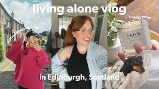 LIVING ALONE VLOG // my weekend living in Edinburgh, Scotland