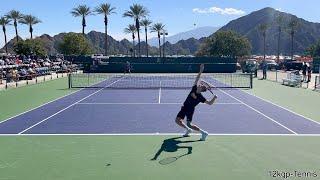 Denis Shapovalov & Brandon Nakashima - 2024 IW Practice Match Highlights