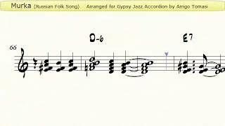 Murka (Russian Folk Song) - Gypsy Jazz Accordion Sheet music