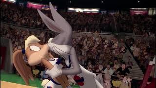 Space Jam - Bugs Bunny Kisses Lola Bunny Back!