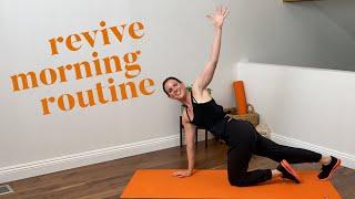 REVIVE: 10 min Morning Active Intention Routine with Kit Rich  (no equipment) #revivereset