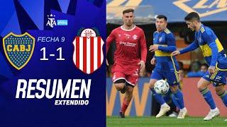 Boca Juniors 1 vs. 1 Barracas Central | #TorneoBetano | Resumen Extendido | Fecha 9