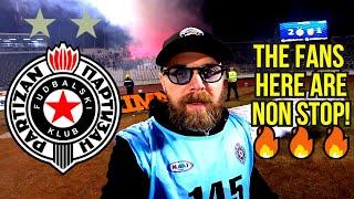 Serbia's Partizan Belgrade: English Fans (Grobari / Ultras) Live Match Reaction