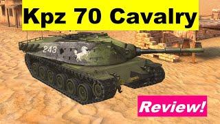 Kpz 70 Cavalry Review - Beautiful Ferrari among the Tanks! - Live Stream! World of Tanks Blitz