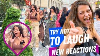 Not Bushman But Bushwoman Prank  New Epic Reactions In Bucharest Romania