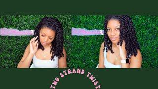 Two Strand Twist On Natural Hair | MOCURLSSS