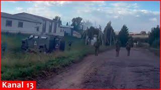 Footage of Ukrainian troops fighting "Kadyrovites" and Russians in Kursk