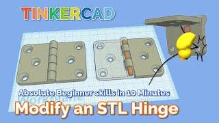 Modify a Thingiverse STL File Using Tinkercad Beginner Steps in 10 Minutes!