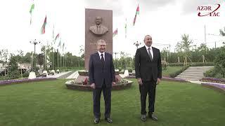 President Ilham Aliyev and President Shavkat Mirziyoyev attended opening of Heydar Aliyev Square