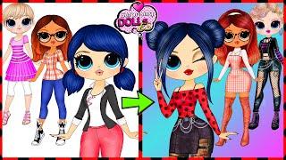 MLB Marinette, Alya, Chloe Buenas vs Malas - Muñecas de Papel DIY