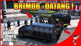 KERAHKAN SEMUA ANGGOTA BRIMOB KE MABES !! - GTA 5 RASA INDONESIA