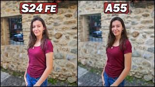 Samsung Galaxy S24 FE vs Samsung Galaxy A55 Camera Test