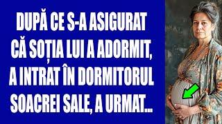 După ce s-a asigurat că soția lui a adormit, a intrat în dormitorul soacrei sale...