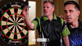 Carragher vs Neville | RAPID FIRE DARTS! 