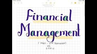 Financial Management- Imp Theory Questions ( MBA - 2nd Semester)